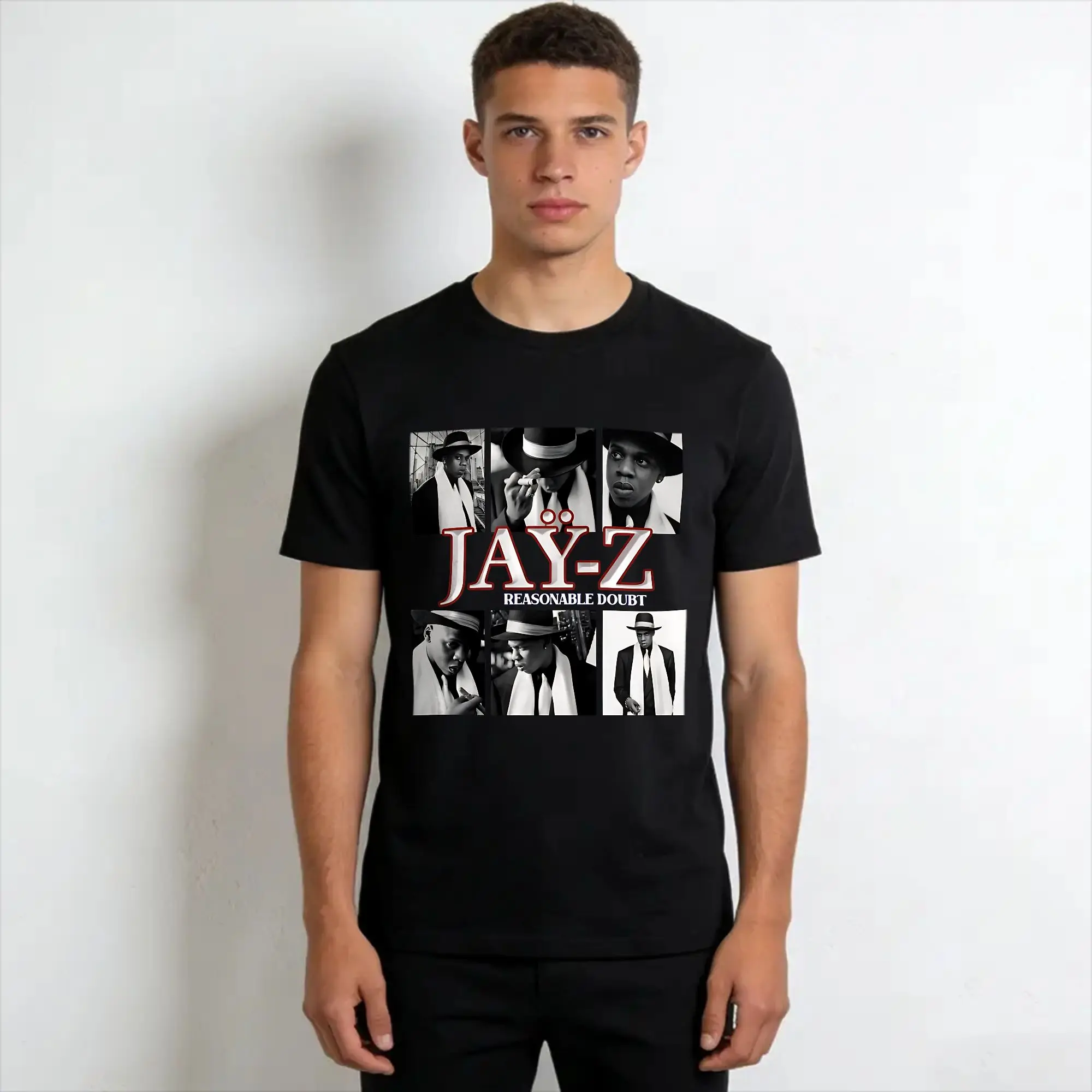 Jay Z 30th Reasonable Doubt 25th Blueprint JAŸ-Z 30 Tour  Graphic Printed T Shirts for Men Women  Cotton  Tee Shirt Clothes
