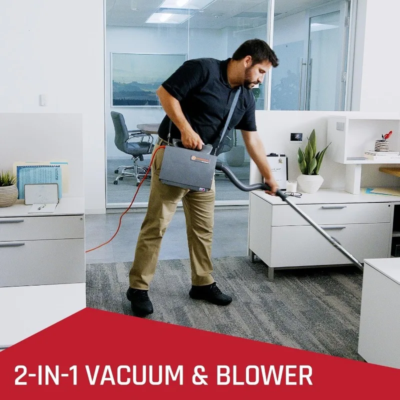 후버 상업용 PortaPower 경량 진공 청소기, 부착물 포함, 휴대용 전문 프로 등급