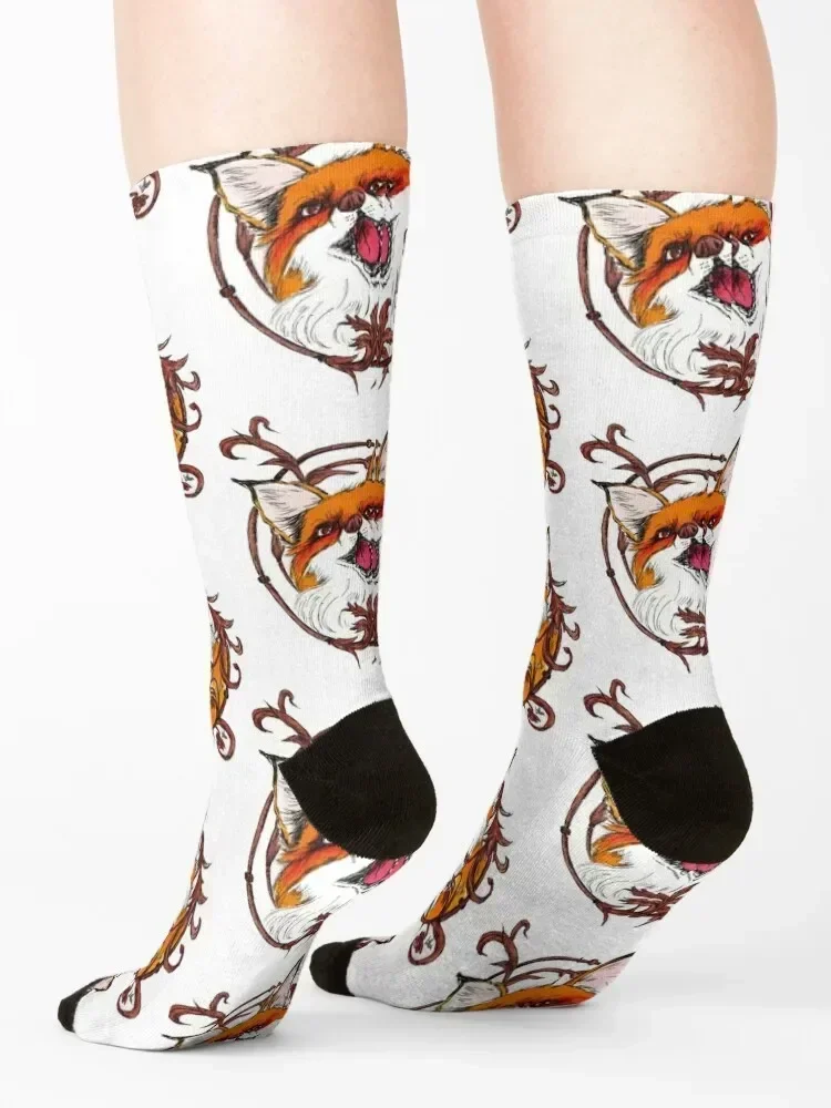 Inner child Fox Socks Stockings Sports Men's tennis Socks Men Women's