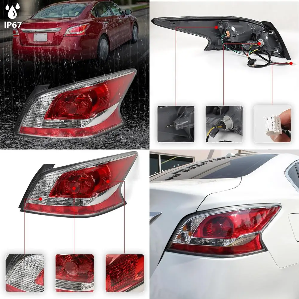 

Nissan Altima 2013-2015 Passenger Side Right Halogen Tail Light Assembly Replacement