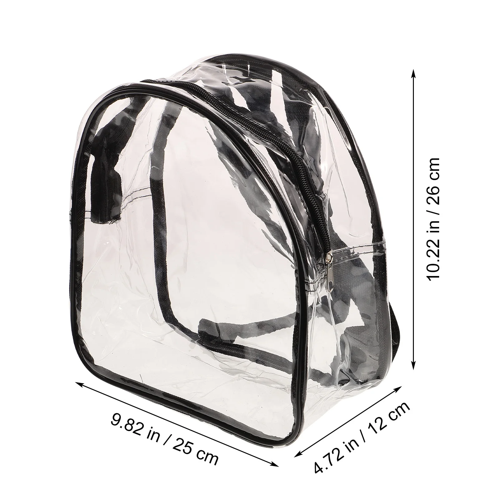 กระเป๋าเป้ใสแบบหนา ทนทาน น้ำหนักเบา ทำจากพีวีซี สำหรับทำงาน ไปโรงเรียน เดินทาง หรือใช้ในสนามกีฬา