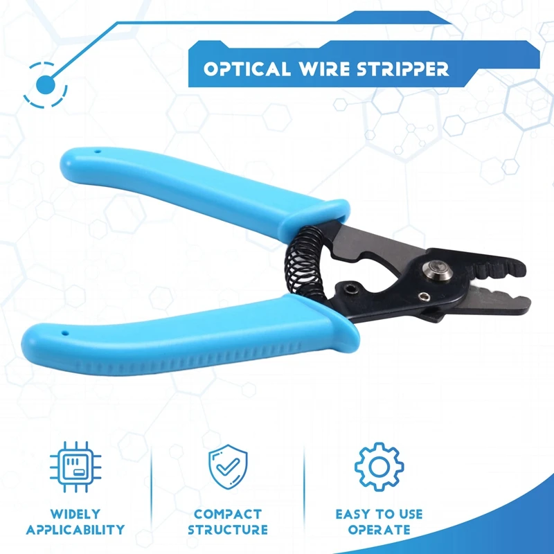 Promotion! VCFS-33 Three-Port Fiber Stripping Pliers FTTH Tools Fiber Optical Wire Stripper