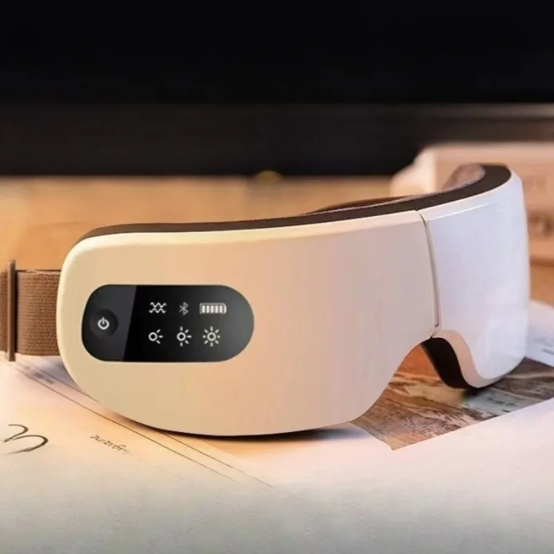 

6D умный вибрационный массажер для глаз, компресс, инструмент для ухода за глазами, Bluetooth, музыкальный массаж глаз, маска для сна, расслабляющая усталость для глаз