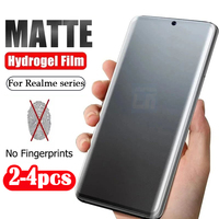 2-4Pcs Matte Flexible Soft Hydrogel Film for Realme GT7 Pro GT6 GT5 GT3 GT Neo 6 5 SE P1 Speed P2 Frosted Screen Protector Film