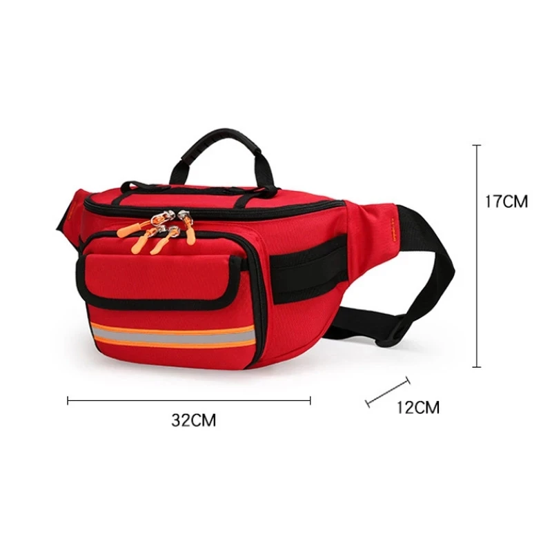 HILIXUN Medical waist bag, first-aid satchel, portable emergency waist bag, portable medical storage kit