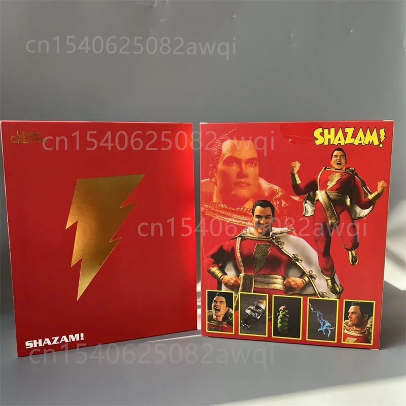 Mezco Shazam Figuras Ameisen 6-Zoll Echte Kleidung Shazam Actionfigur Hochwertige KO Edition Ungeöffnete Anime-Sammlung Modellspielzeug – Detail 1