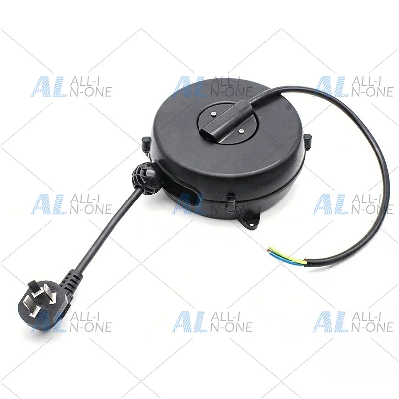 Small automatic retractable wire winding device, retractable storage reel, wire winding device, automatic winding reel
