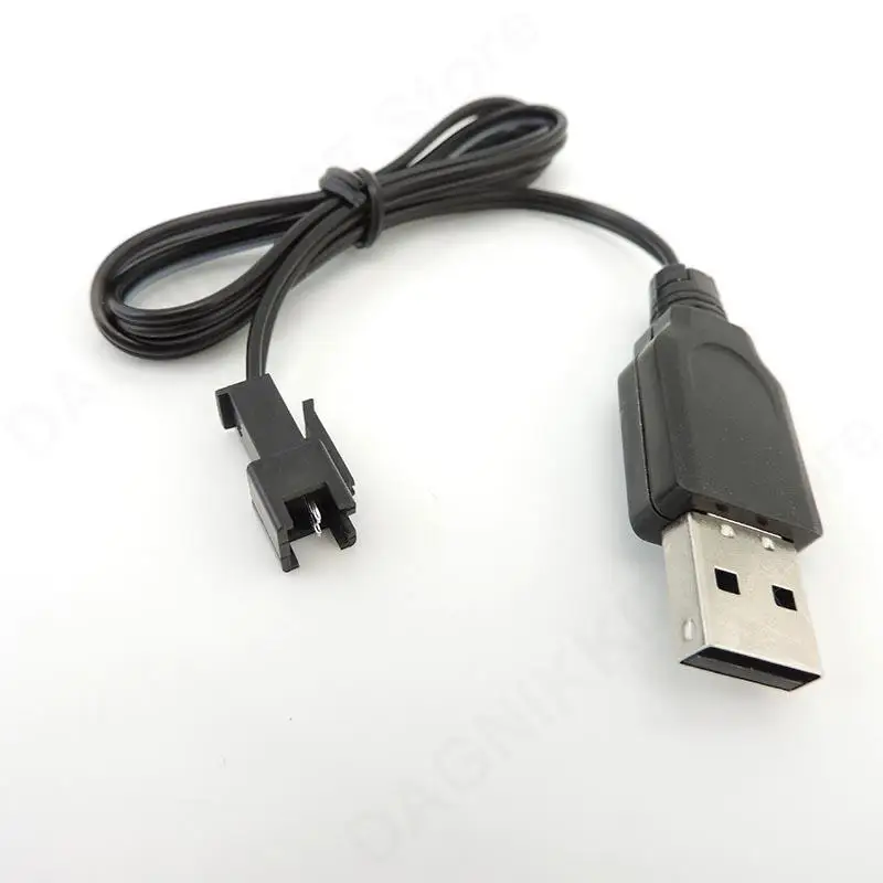 3.6V 3.7V 4.8V 250mA NiMh/akumulator NiCd kabel do ładowarki USB SM 2P do przodu zdalnie sterowanym samochodowym ładowarka USB elektryczna V27