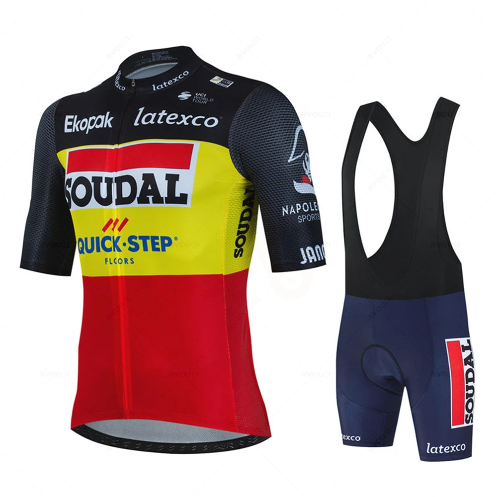 

Комплект спортивной одежды Soudal, быстросъемная велосипедная майка, дышащая, одежда для горных велосипедов, одежда для велоспорта, летняя одежда