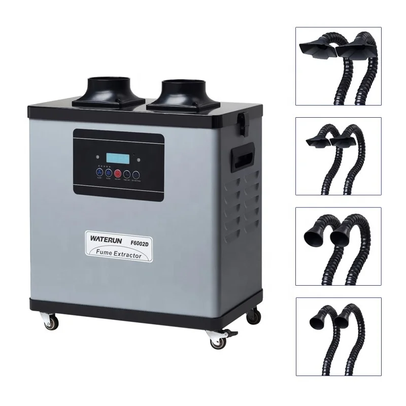 Industrial Fume Extractor 3 Layers High Efficiency Filter Low Noise Smoke Purifier For Soldering Welding Workshop