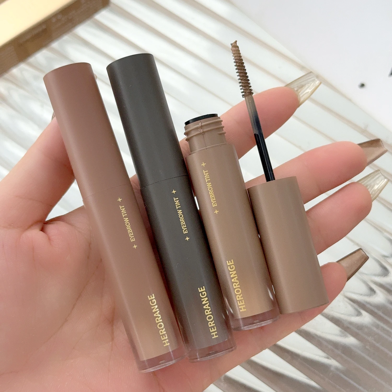 Waterproof Matte Dye Eyebrow Cream Tint Natural Lasting Quick Dry Dyeing Brow Tattoo Tinted Cream Brow Enhancer Makeup Cosmetics