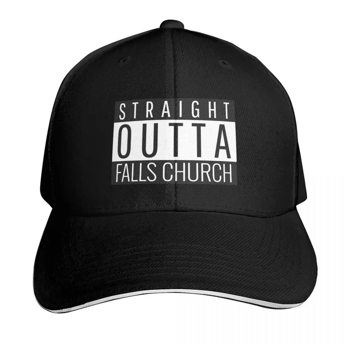 

Бейсбольная кепка Straight Outta Falls Church Virginia, кепка для гольфа, матросская кепка для мужчин, летняя шляпа, пляжная шляпа, шляпы дальнобойщика для мужчин и женщин