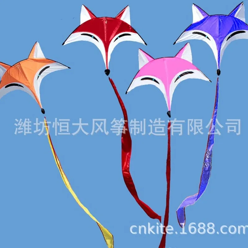 Bonito raposa pipa favorito das crianças dos desenhos animados animal pipa weifang pipa crianças presente de aniversário