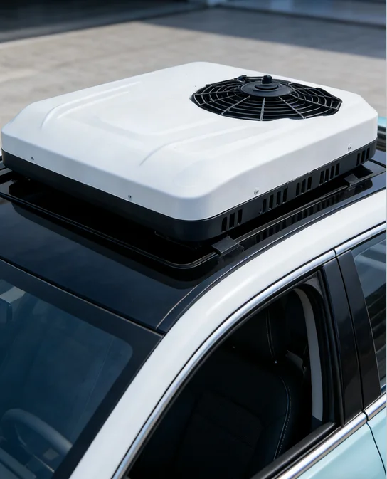 12V 24V Roof-Mounted Integrated Parking Air Conditioner for Truck, Bus, Camper,Van
