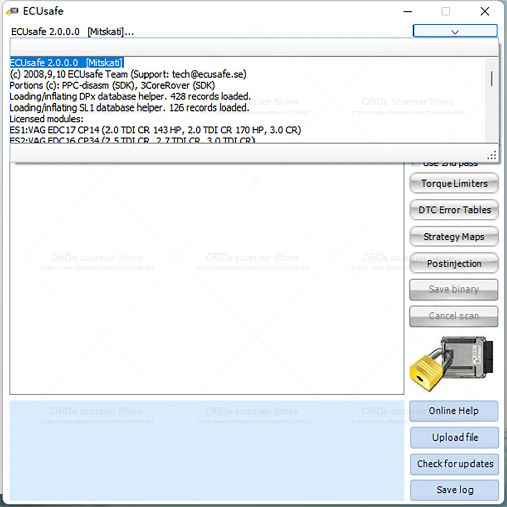 ECU-Safe 2.0 ECUSafe V2 ECU ECM 2.0 Diagnostic Tool CD DVD Software For Car and Trucks write new program into ECU work with KESS