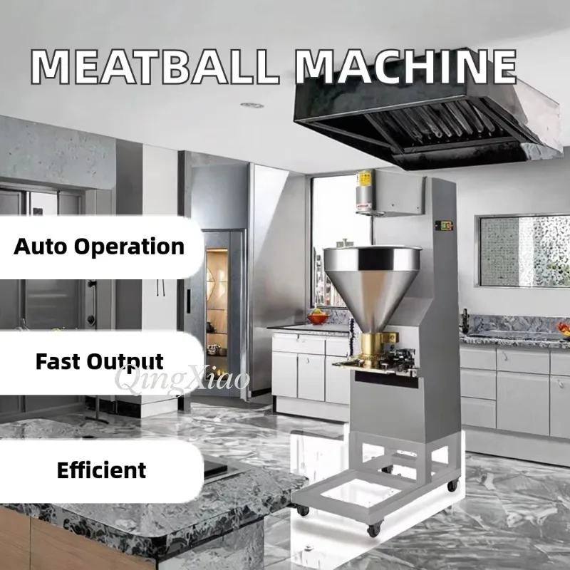 Stainless Steel Vertical Meatball Making Machine Full Automatic Commercial Equipment For Beef Ball Fish Ball Shaping Processing