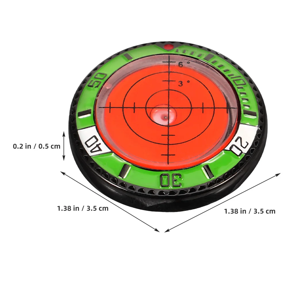2 قطعة علامة كرة الجولف مادة ABS متينة مسار صغير احتكاك مستقر سهل الاستخدام للاحتياجات اليومية علامة الجولف