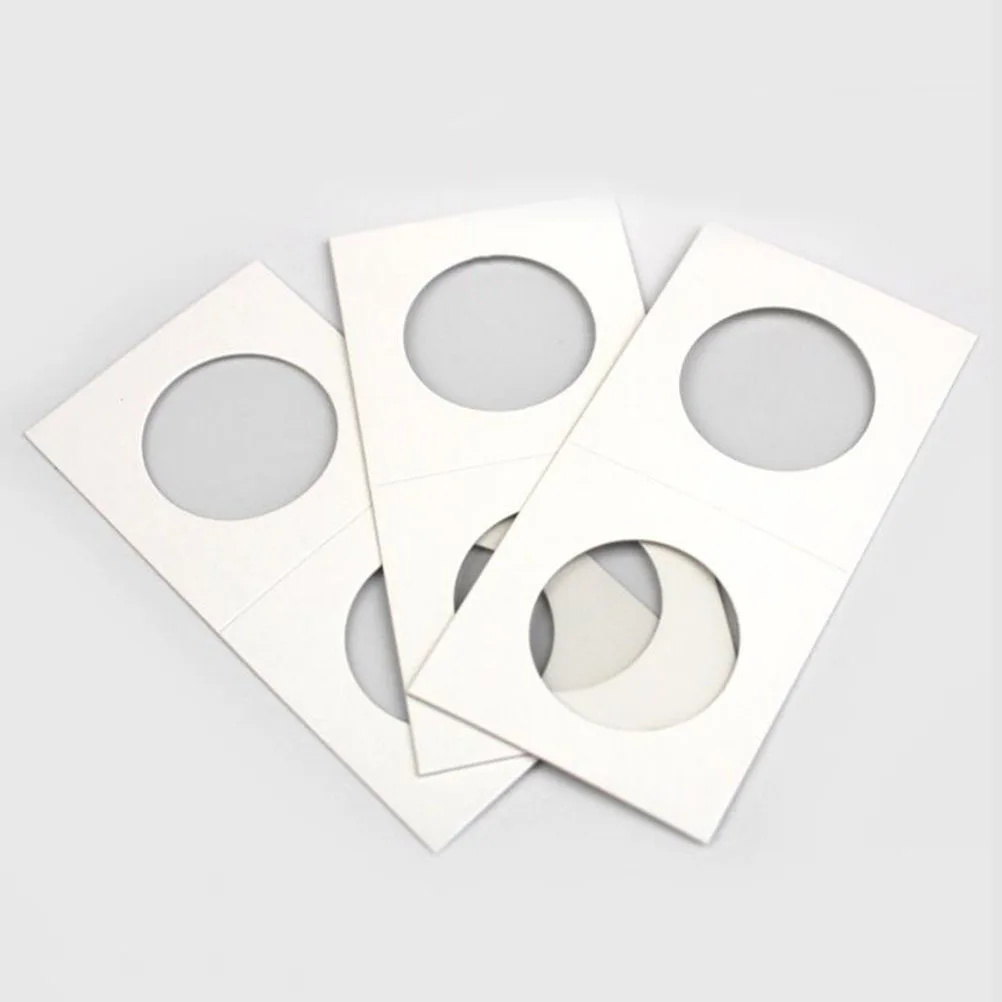 200 قطعة حاملي العملات المعدنية لعملة المعدنية جمع حقيبة للتخزين لب ورقة سميكة جدا طبقة شفافة عالية 25 27.5 31.5