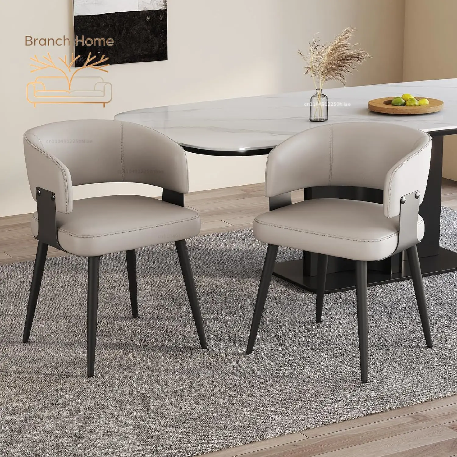modern-dining-chairs-set-of-2-upholstered-faux-leather-kitchen-side-chairs-with-curved-open-back-easy-assembly-customized