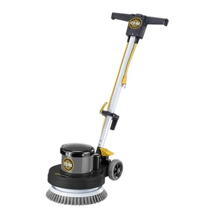 

13 Heavy Duty Single Pad Commercial Polisher Floor Buffer Machine Scrubber with Durable Material in Black for Efficient Cleanin