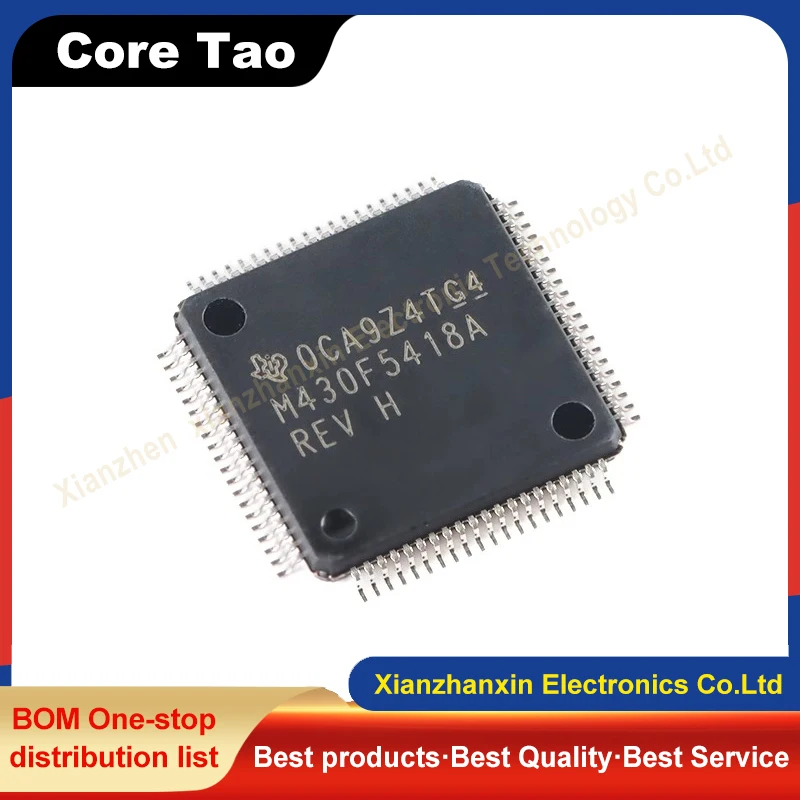 1pcs/lot MSP430F5418AIPNR M430F5418A LQFP-80  16-bit mixed Signal microcontroller -MCU in stock