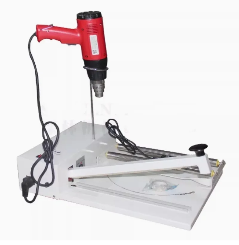 SKA300/450/600 Manual Sealing and Cutting Shrinking Machine 2000W Heat Sealing Gun Shrinking 220V