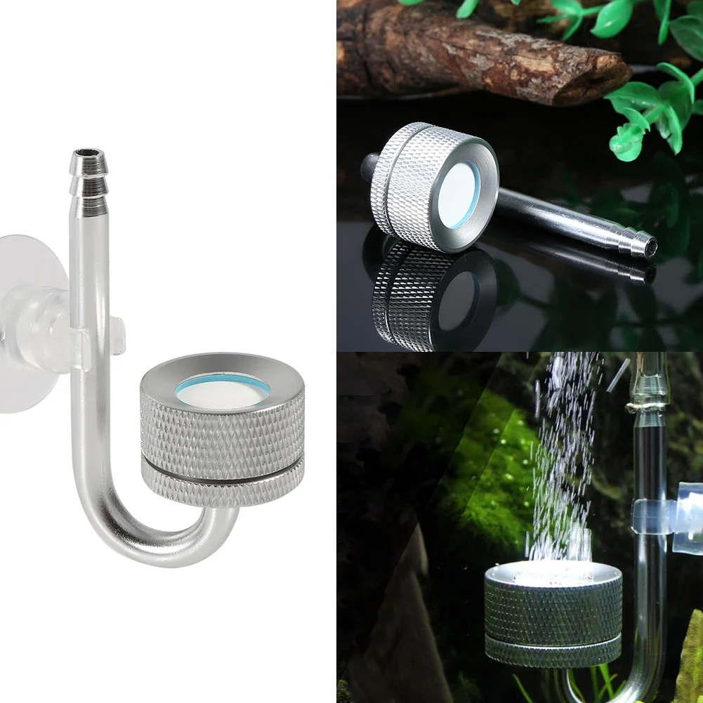 aquarium atomiser co2 atomiser 3 Colors Aluminium Alloy Carbon Dioxide Diffuser Atomiser Fish  Supplies Aquarium Equipment