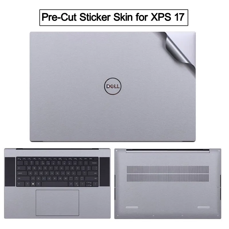 Pre-Cut Laptop Protective Sticker Skin Anti Fingerprints Cover Film for Dell XPS 17 9700 9720 9730 9710 Anti Scratch No Residue