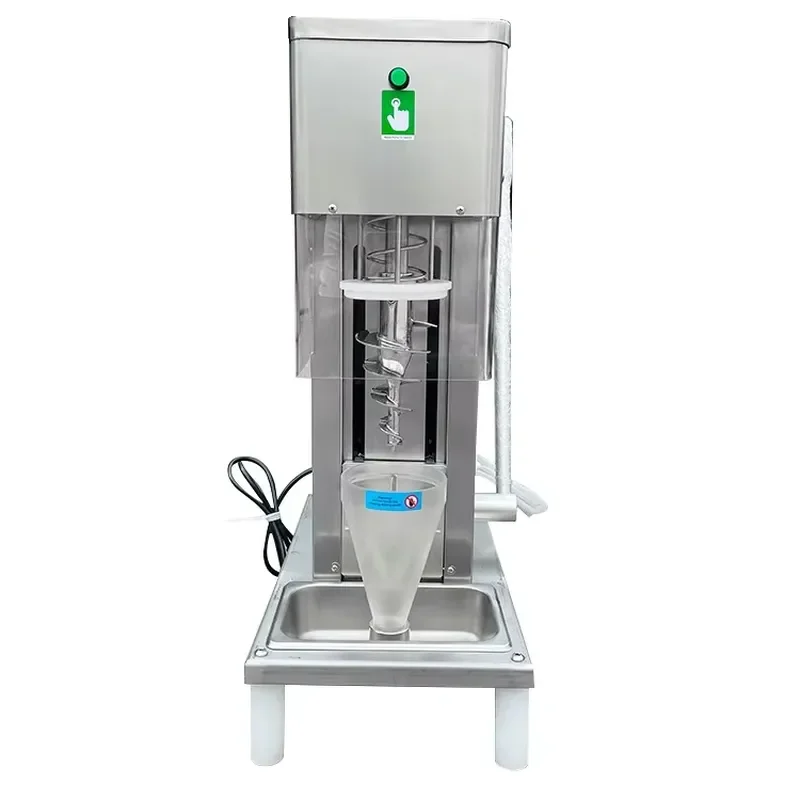 CE Swirl Drill Ice Cream Mixer Machine 304 Stainless Steel New Commercial Use Milk Chocolate Ice Cream Powder Frozen Yogurt