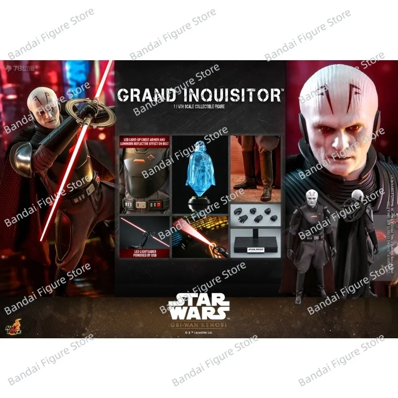 

HOTTOYS HT TMS082 1/6 Scale Collectible Grand Inquisitor Male Action Figure Obi-wan Kenobi 12" Full Set Solider Model Gift
