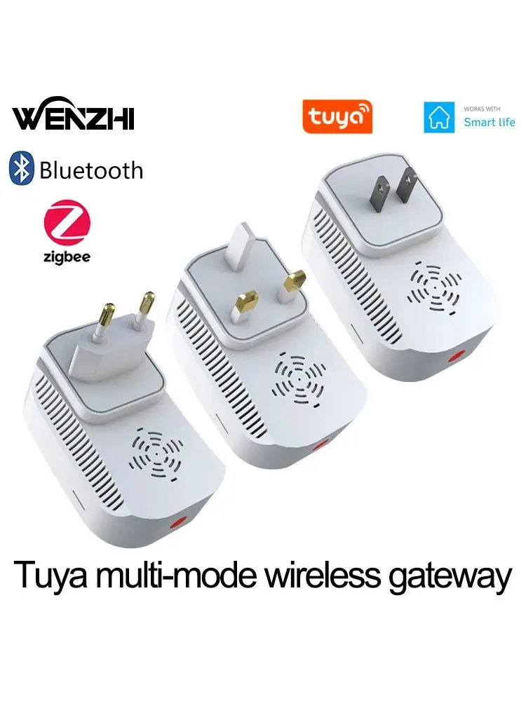 Tuya Zigbee 3.0 Bluetooth Ble Mesh Wifi Bezprzewodowa Bramka Hub Bridge Automatyzacja Zdalne Sterowanie Smart Life 220V Wtyczka EU/US/UK — 2