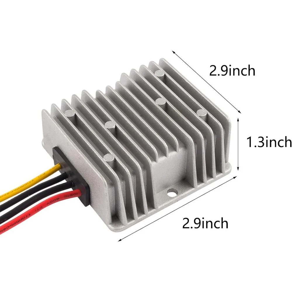 DC 12V to 19V 48V Converter Waterproof 24V to 12V 40A Buck Voltage Reducer Regulator 48V to 13.8V 30A Transformer For Golf Cart