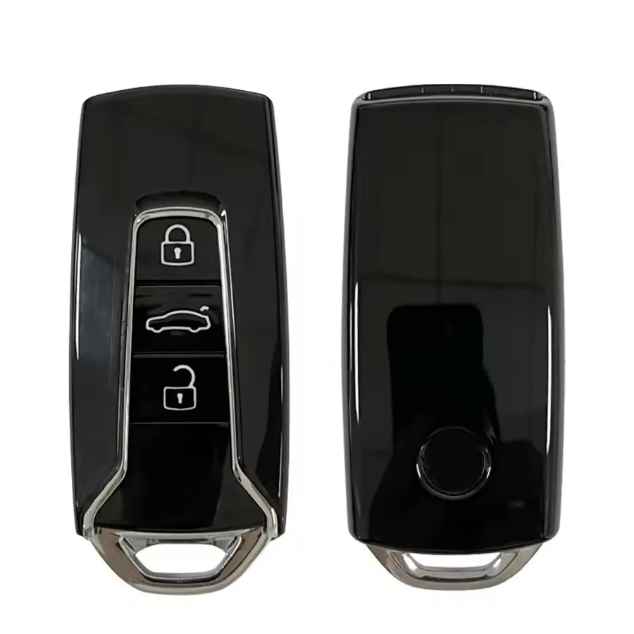 KEYECU Vervanging Smart Afstandsbediening Sleutel Shell Cover 3 Knop voor Volkswagen Touareg 2018 + voor VW MLB Magotan B8 Passat
