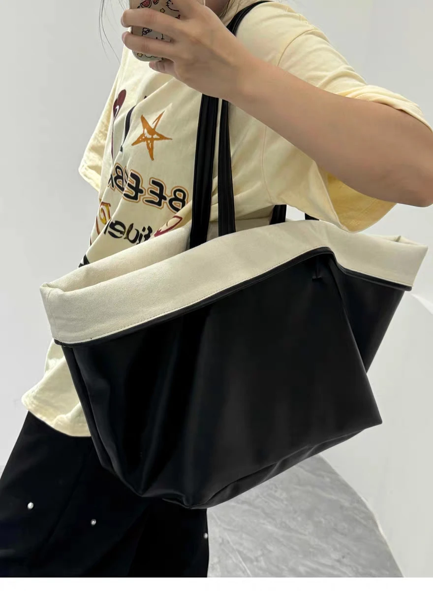 

Легкая роскошная модная новая женская сумка большой вместимости в форме ведра, оригинальные простые повседневные универсальные портативные сумки на одно плечо