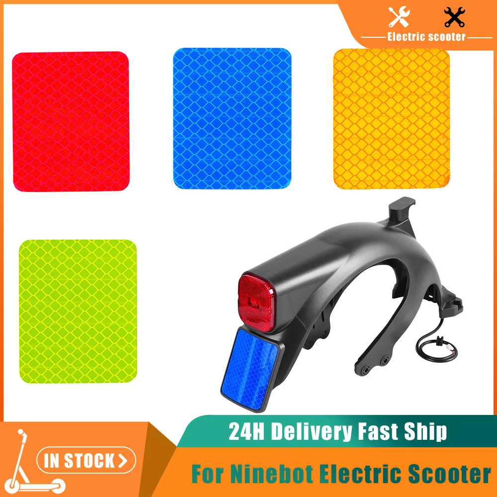 Fender Sticker for Ninebot Max G2 Electric Scooter Reflective Rear Mudguard Decoration for Night Safe Driving Accessories