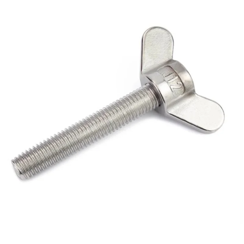 1 sztuk 304 śruby motylkowe ze stali nierdzewnej M4M5M6M8M10M12M14M16 duża śruba z uchem śruby z pazurem ręcznym nakrętka skrzydełkowa śruba kciukowa narzędzia sprzętowe