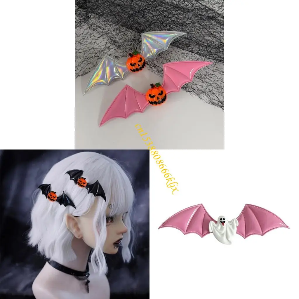 

1PC Nonslip Bat Claw Hair Clip For Costume Event Resin Barrettes Gothic Accessory Comfortable Hairpin Hair Decors 066C