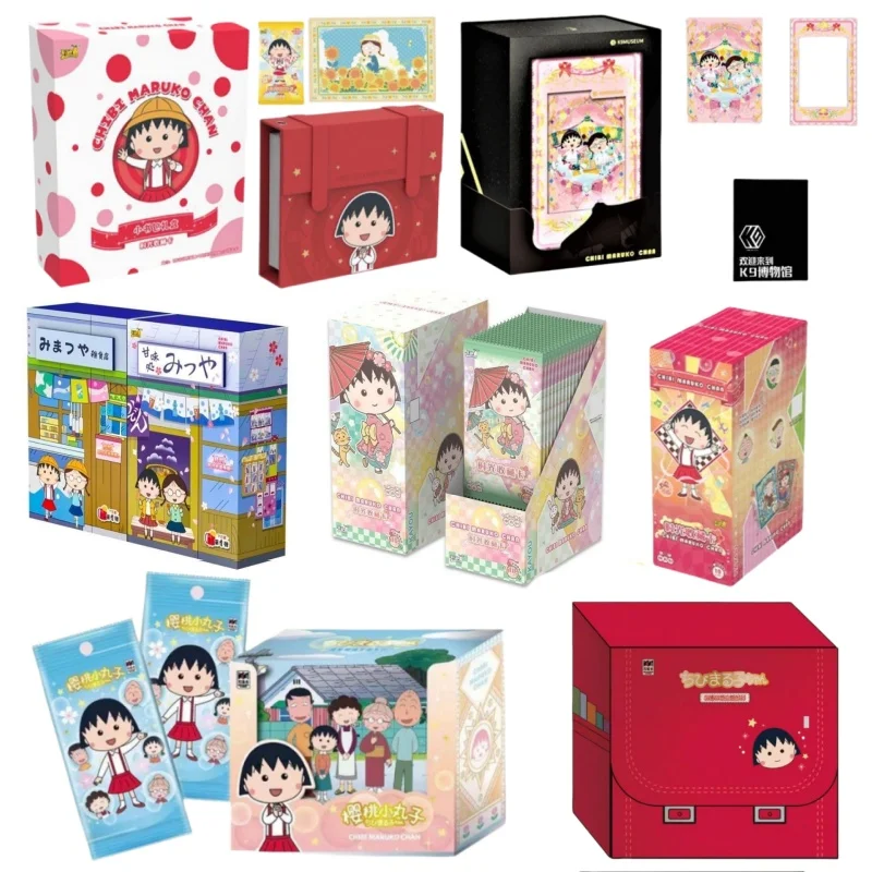 KA YOU Chibi Maruko Anime Cartoon Sakura Regalo per bambini Collezione rara Biglietto del tempo Giocattoli per bambini Regalo di compleanno