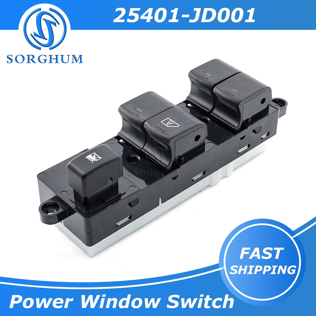 

Sorghum 25401-JD001 Power Window Switch 25401JD001 For Nissan Qashqai J10 2.0 dCi 4WD Navara D40 Vehicles Car QZ 25401-BB60B