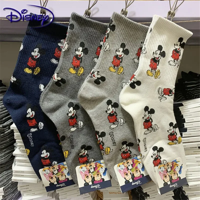 

Disney Mickey Minnie Sock Cute Cartoon Cotton Socks New Design Short Socks Casual Soft Socks