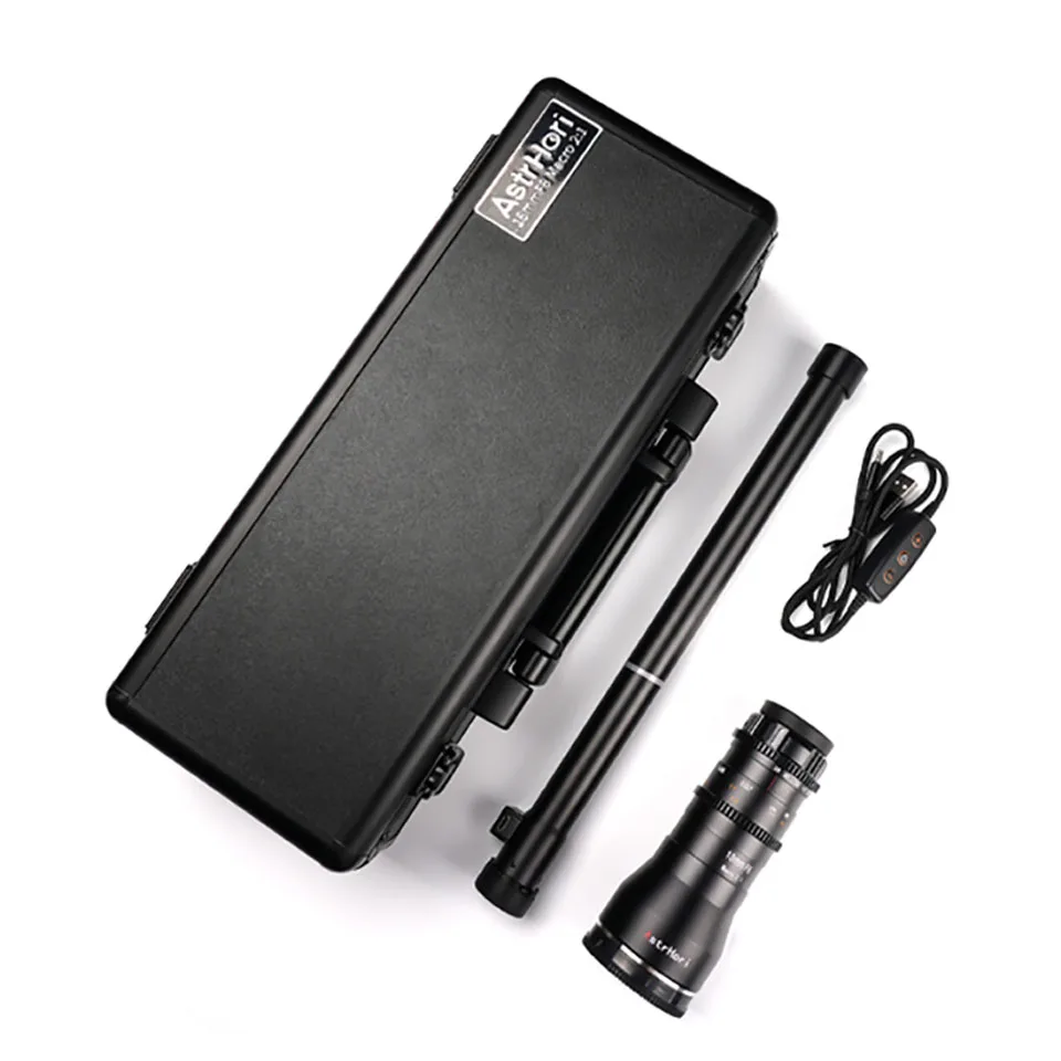 Astrhori APS-C 18mm F8 Macro 2X Probe Lens Waterproof Front Part 2:1 Magnification Macro Slender Lens for Sony E Fuji X Nikon Z