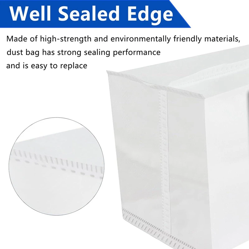 24 Pack Dust Bags For Ecovacs T30 T30 Pro T30 Max Vacuum Cleaner, Large Capacity, Replacement Accessories