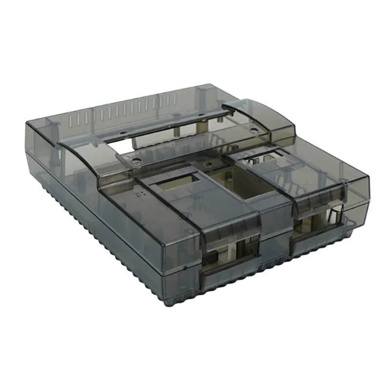 كفاءة ل SNES استبدال شل حالة شفافة للإصدار الأمريكي SNS-001 استبدال شل شفافة تران الأسود