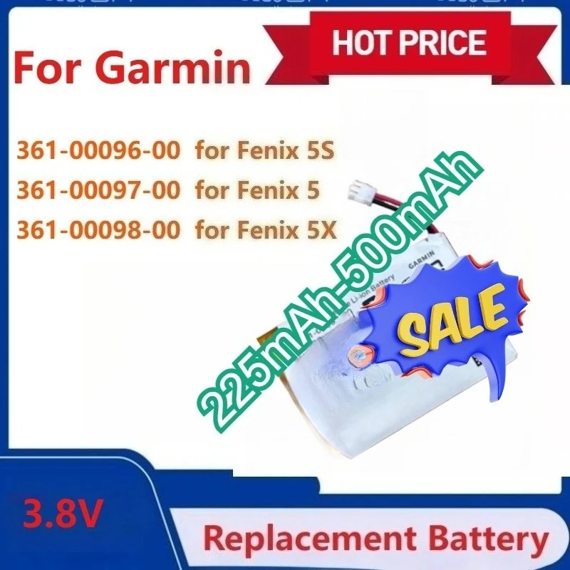 

New 361-00097-00 361-00096-00 361-00098-00 Replacement Battery for Garmin Fenix 5 6 Fenix 5S Fenix 5X Forerunner 935 945
