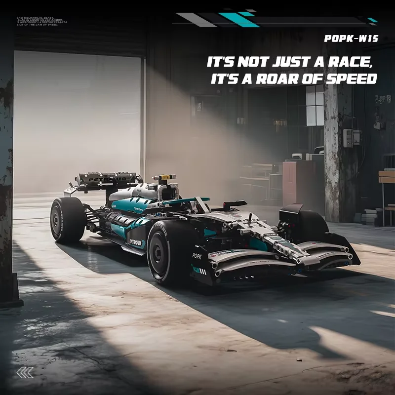 جديد التقنية سباق الأداء سرعة سباق السيارات 1:8 اللبنات الطوب متوافق MOC نموذج سيارة سيارة هدية الكريسماس 1936 قطعة #2