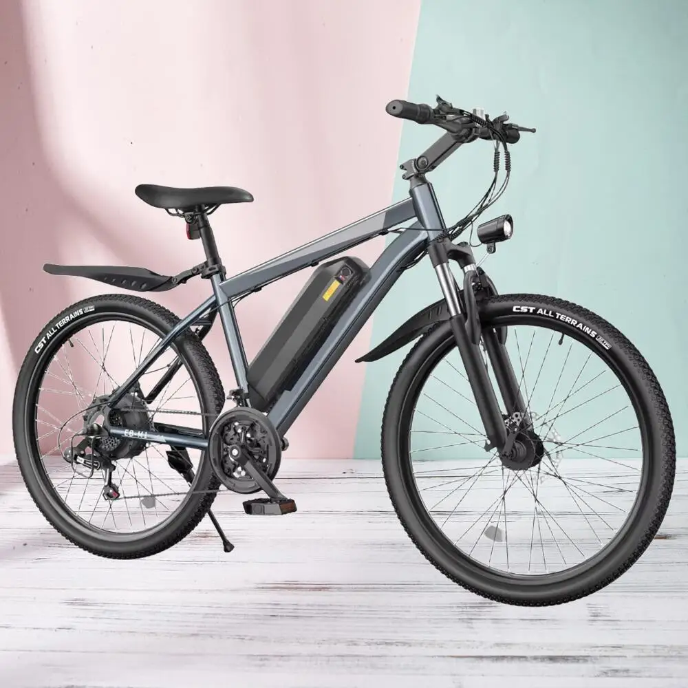 

26" 24" Electric Motorcycles Mountain EBike Electric Bike For Adults With 36V 13Ah/10Ah Battery, 500W Peak Motor Power 21 Speed