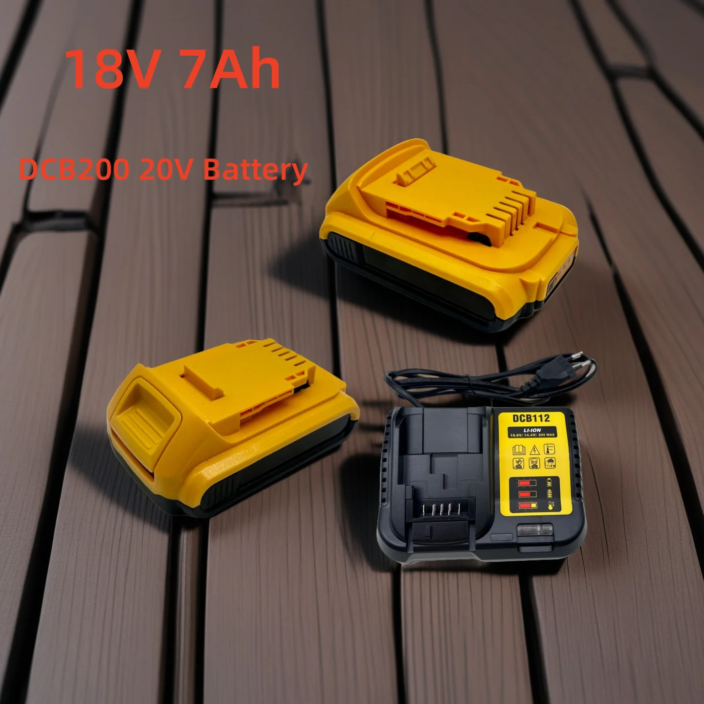 

Аккумулятор 20 В, совместимый с электроинструментами. Литиевые аккумуляторные батареи для электроинструмента 20 В, 7 Ач.