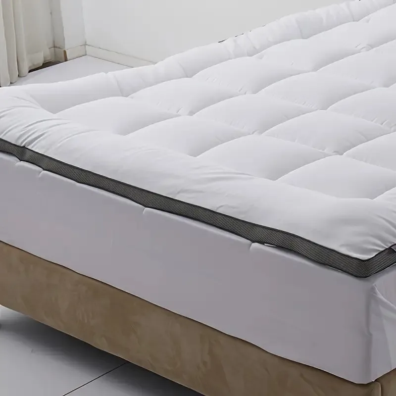 

600gsm Cooling Mattress Pad Cover for Deep Sleep,3D+7D Snow Down Alternative Fill Plush Pillow Top Extra Thick Mattress Topper
