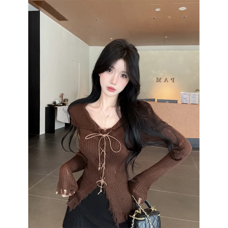 Long Sleeves Y2K T-…