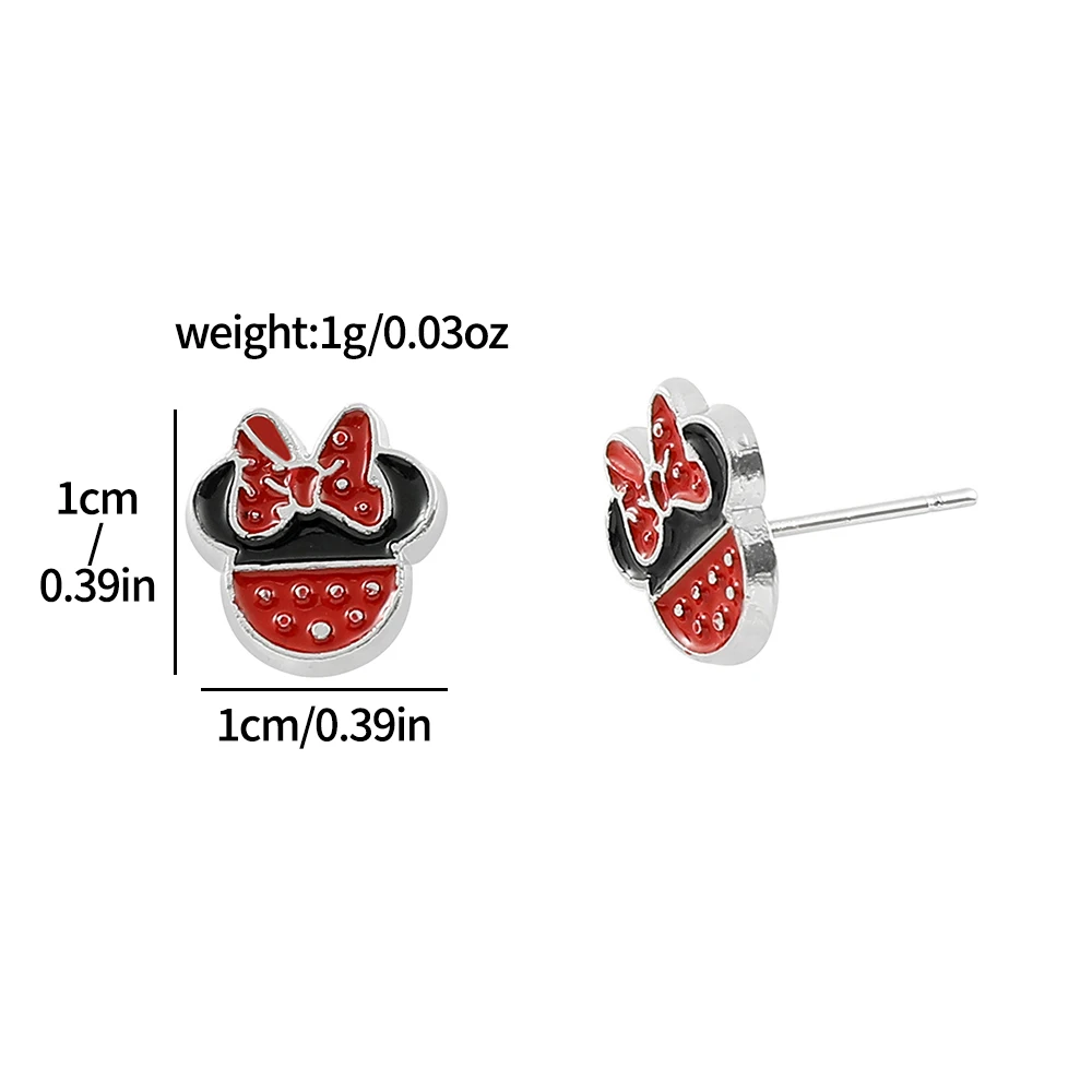 Leuke Disney Cartoon Mickey Mouse Oorbellen Mode Metalen Oorstekers Mickey & Anime voor Beste Vriend Sieraden Geschenken